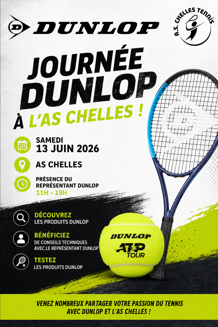 Journée DUNLOP - conseils techniques et tests produits gratuits