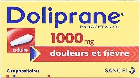 Doliprane suppositoires 1000 mg