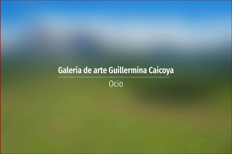 Galería de arte Guillermina Caicoya