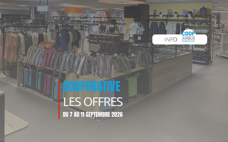 Les offres de la coop du 7 au 11 Septembre 2026