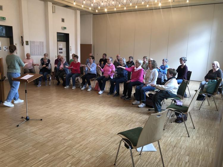 Erfolgreiches Seminar beim Chor Troubadours