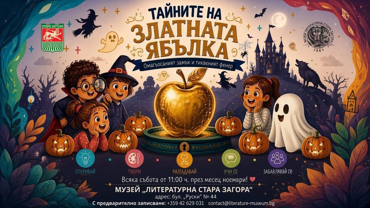 Музей „Литературна Стара Загора“ подготвя специално издание на образователната игра „Тайните на Златната ябълка“