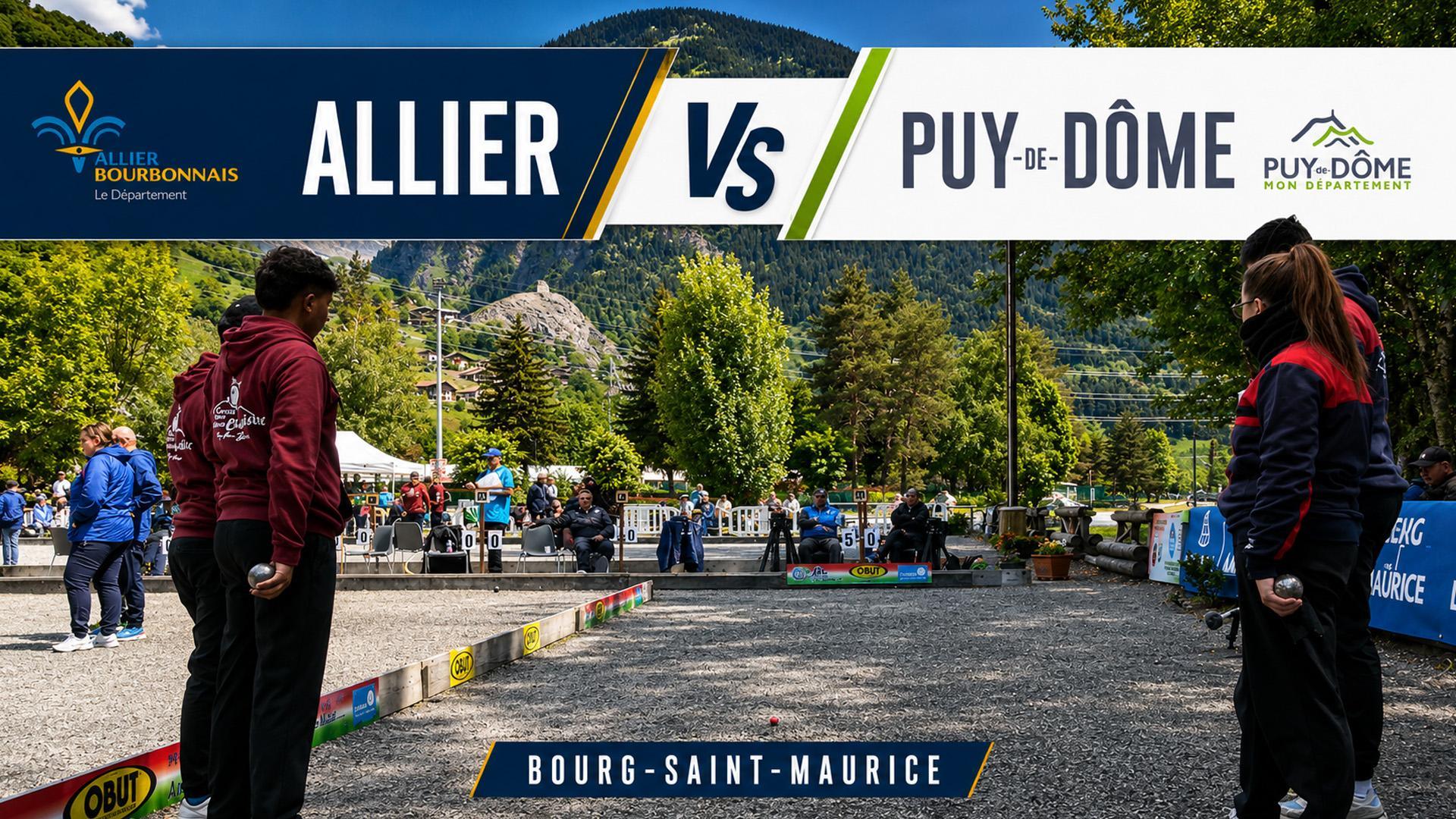  Barrage Allier VS Puy-de-Dôme : Championnat Régional AURA triplette mixte à pétanque