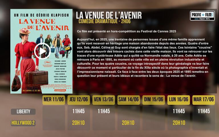 LA VENUE DE L'AVENIR