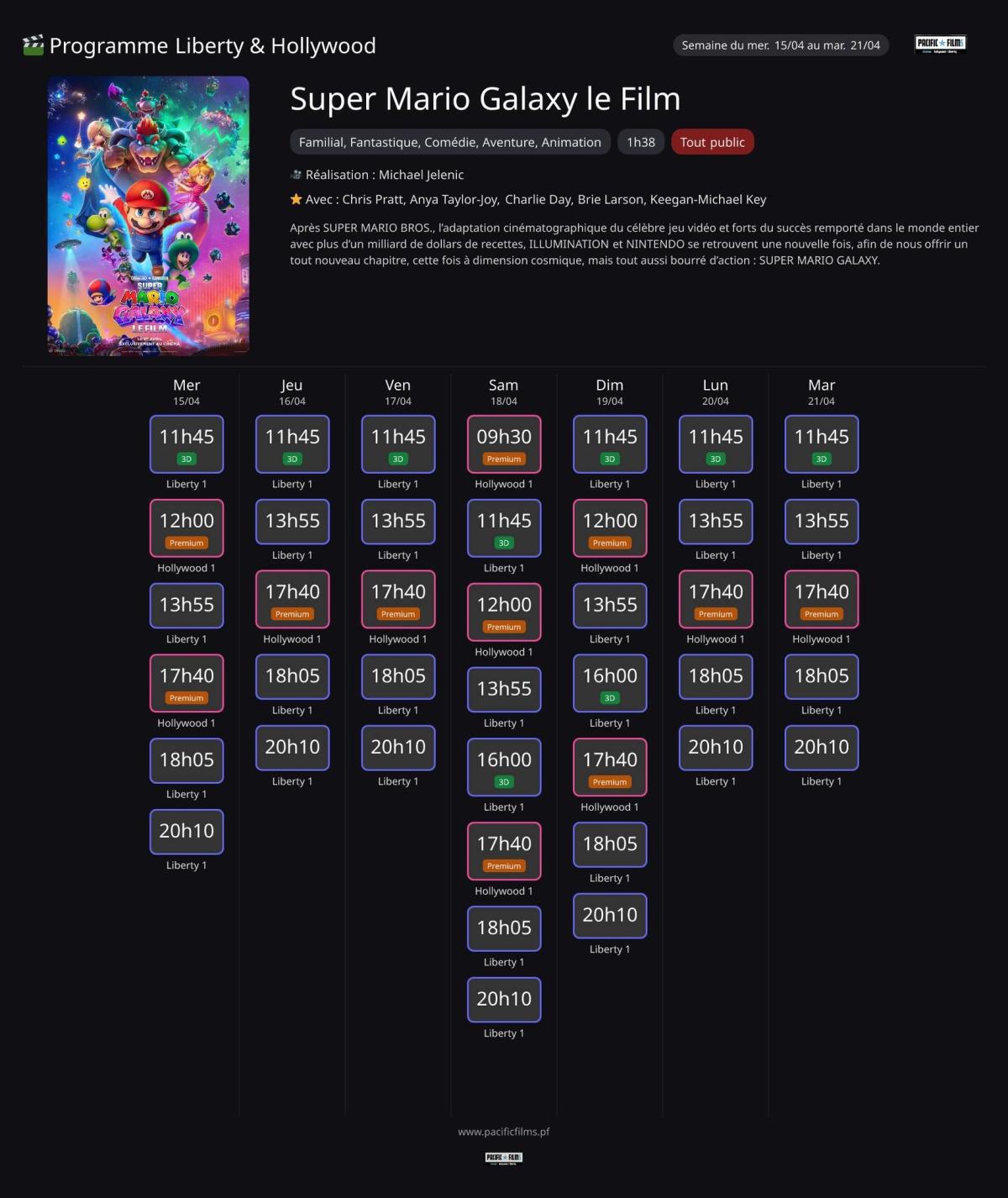 SUPER MARIO GALAXY LE FILM SUPER MARIO GALAXY LE FILM