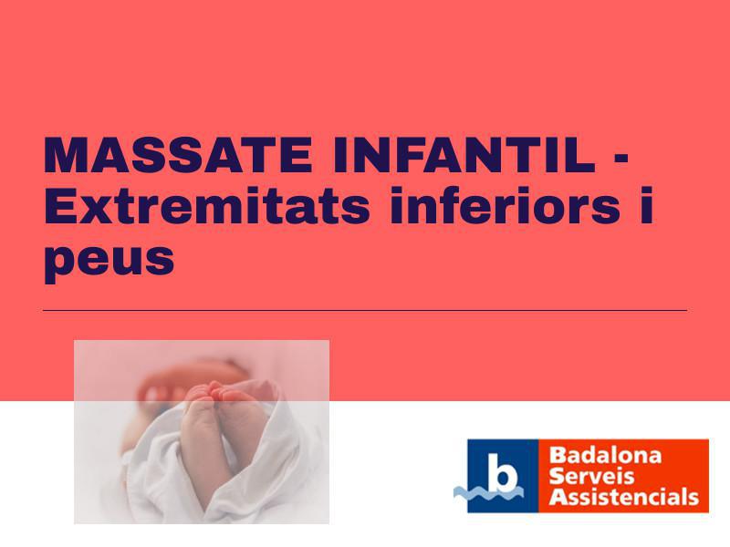 TALLER MASSATGE INFANTIL-EXTREMITATS INFERIORS I PEUS