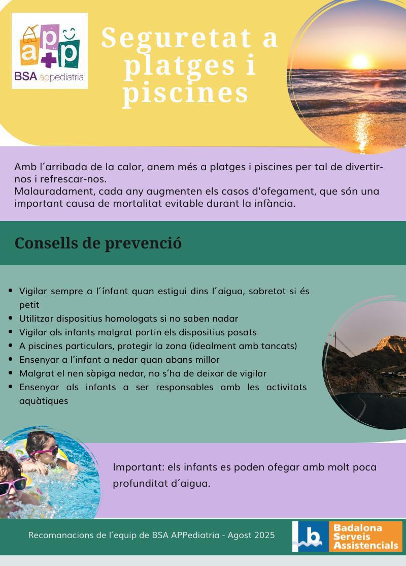 Seguretat a platges i piscines