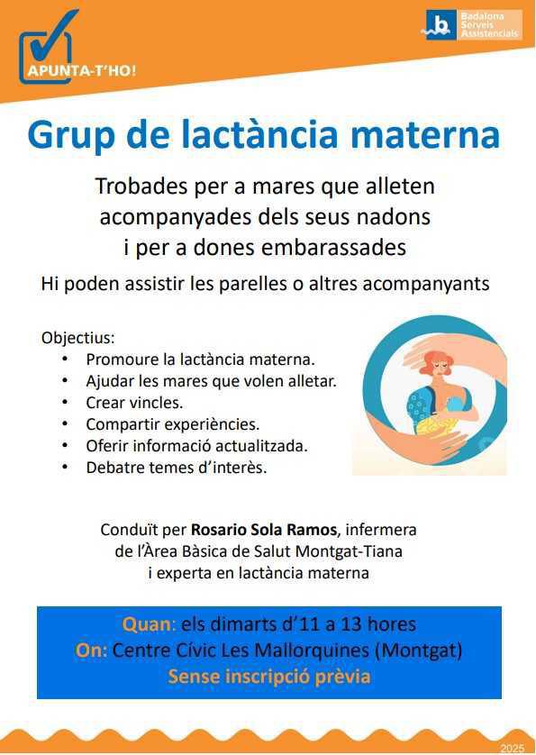 Taller de Lactància Materna