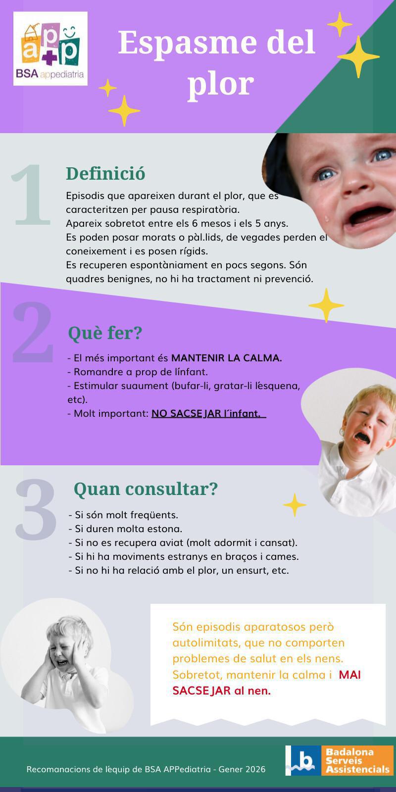 té espasme del plor