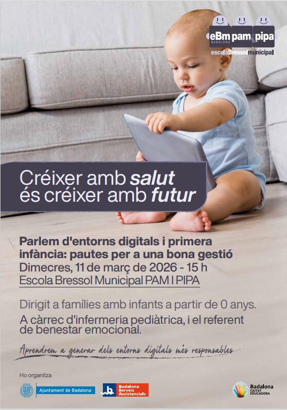 Parlem d'entorns digitals i primera infància: pautes per una bona gestió