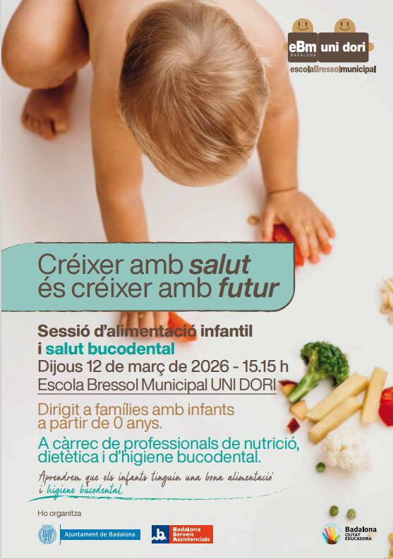 Sessió d'alimentació infantil i salut bucodental