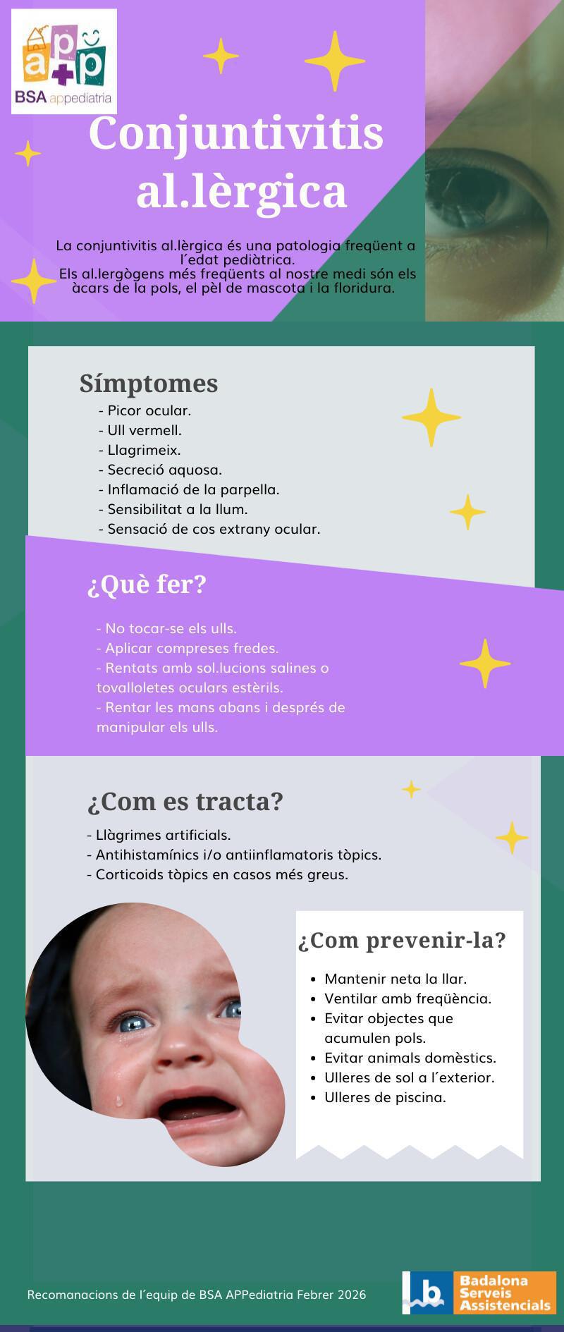 si té conjuntivitis al·lèrgica
