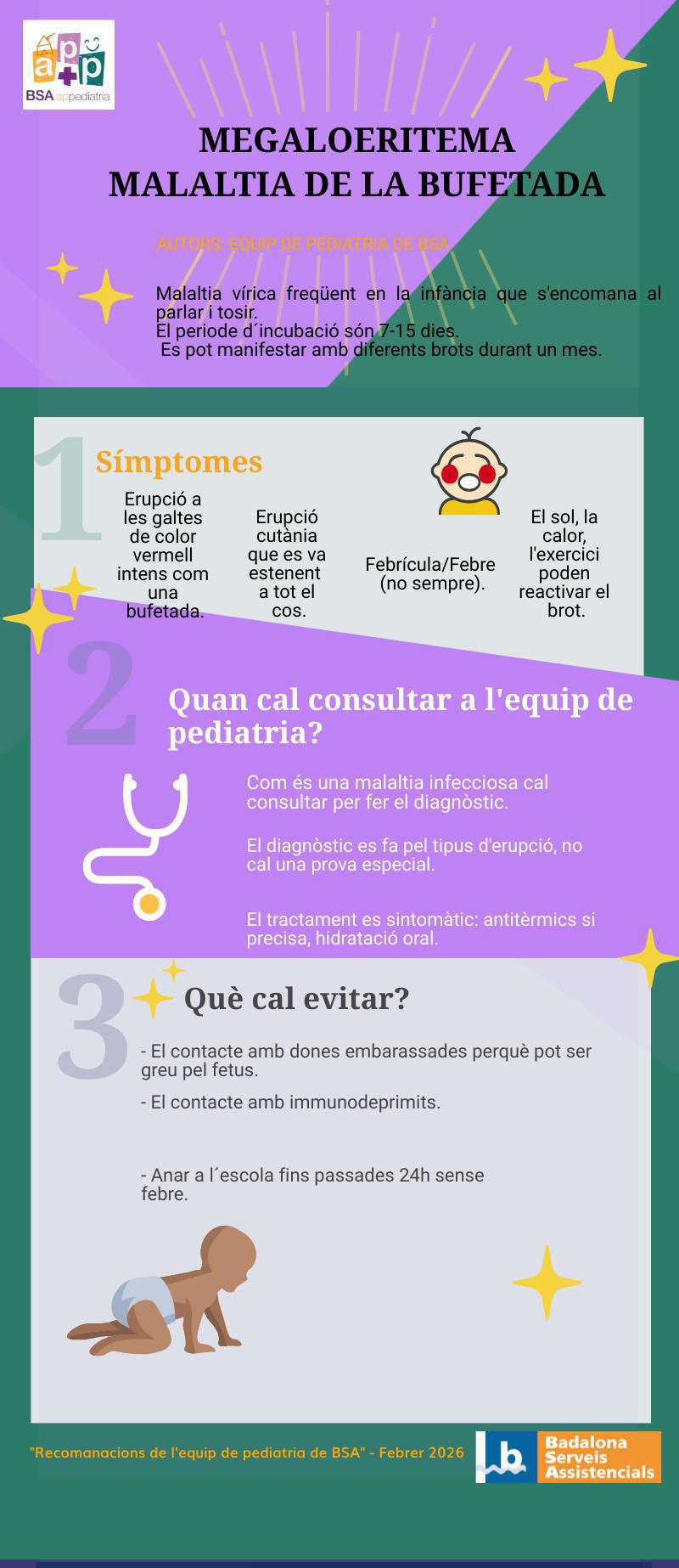 si té megaloeritema, malaltia de la bufetada