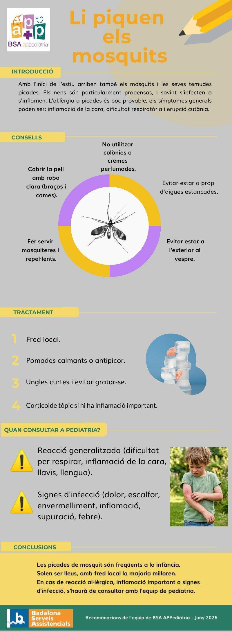 Li piquen els mosquits
