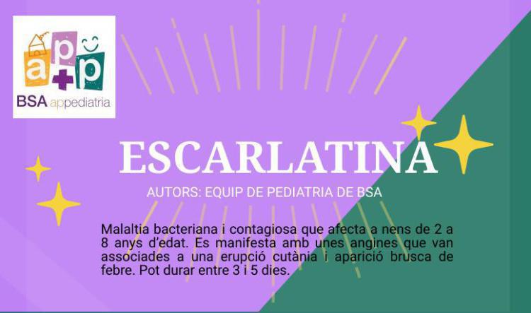 té escarlatina