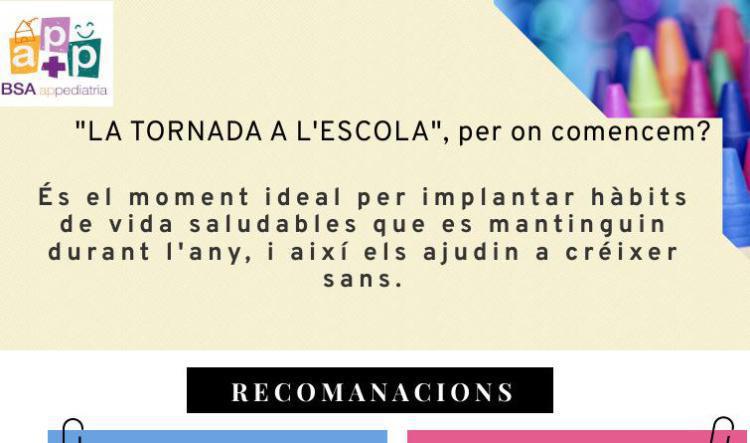 Com preparar la tornada a l'escola