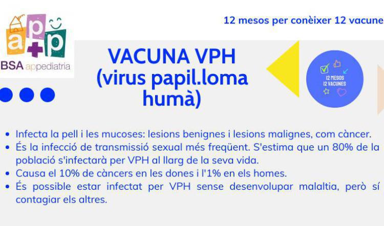 Vacuna VPH ( virus papil.loma humà)