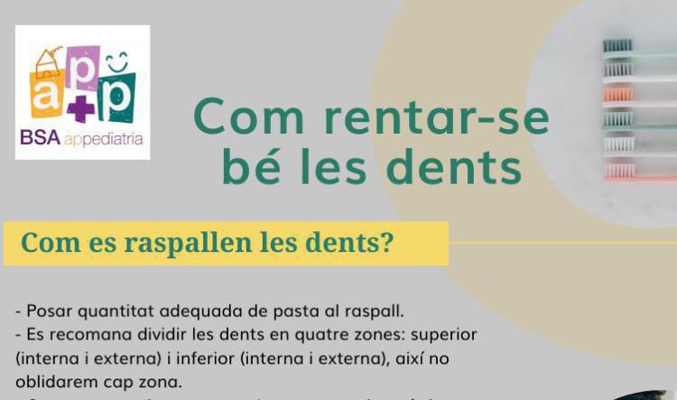 Com rentar-se les dents