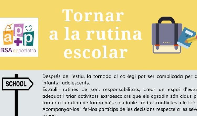 Tornada a la rutina