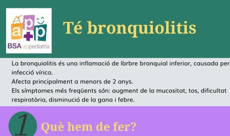 té bronquiolitis