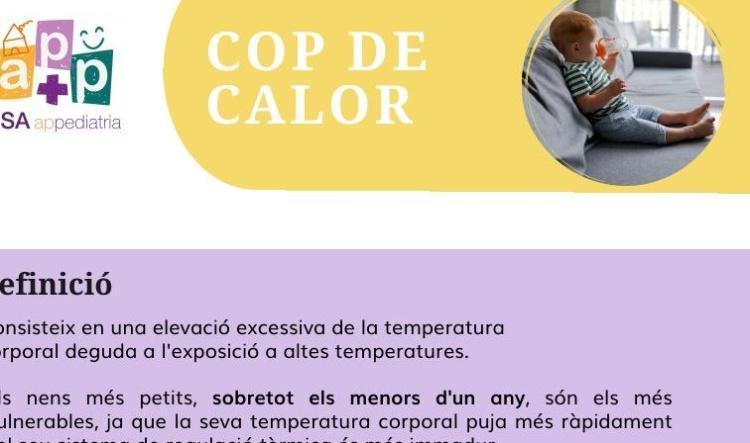 té un cop de calor