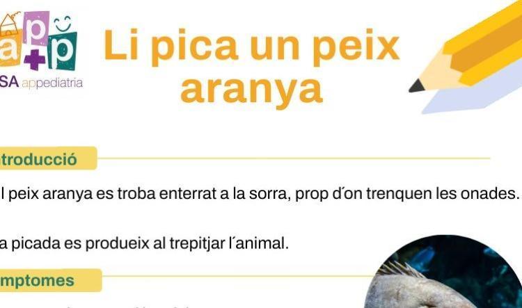 li pica un peix aranya