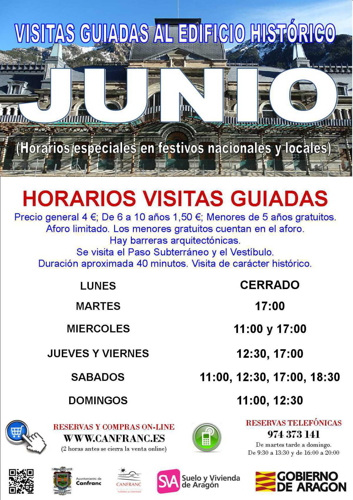 Visitas guiadas a la Estación Internacional de Canfranc Visitas guiadas a la Estación Internacional de Canfranc