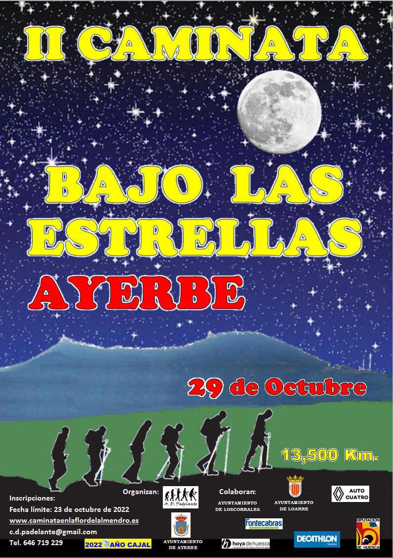 Caminata Bajo las Estrellas en Ayerbe (Huesca)