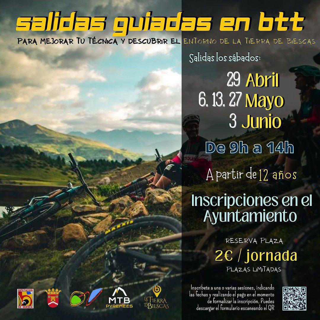 Salidas guiadas en BTT en Biescas (Huesca)