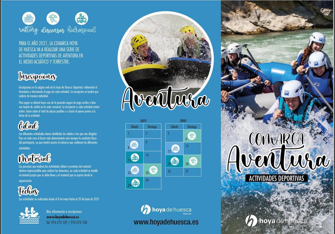 ¡Atrévete esta primavera!: Comarca Aventura 2021 , Hoya de Huesca
