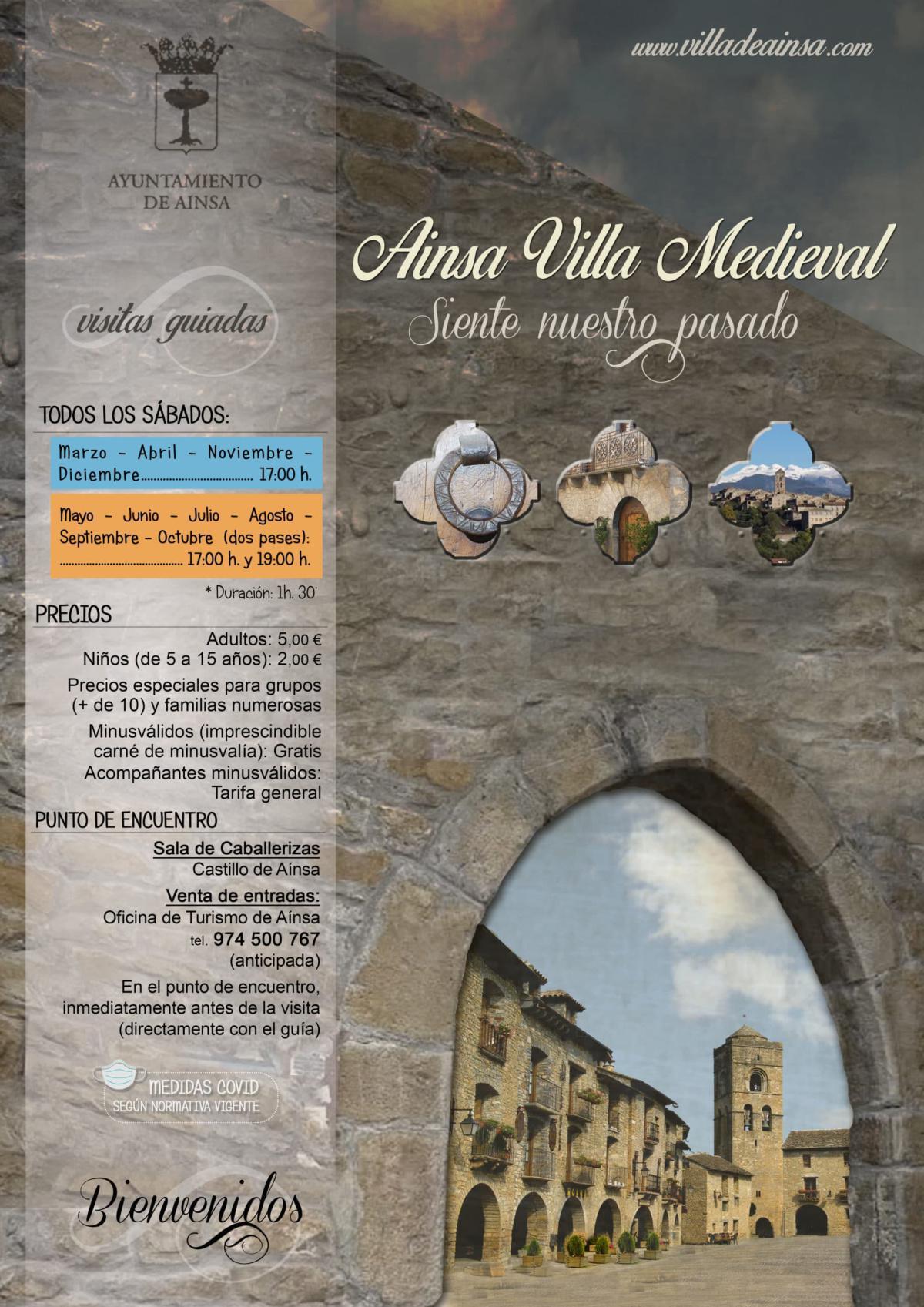 Visitas guiadas al Casco Antiguo de Aínsa (Huesca)