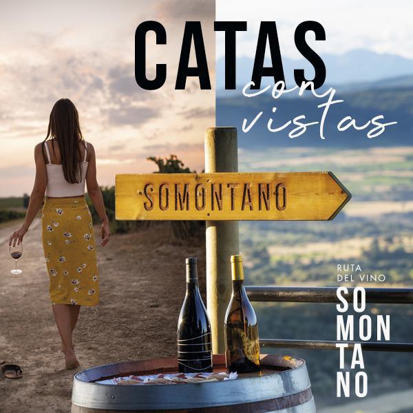 Catas con Vistas. Catas de vino y paisaje en la Ruta del Vino Somontano (Huesca)