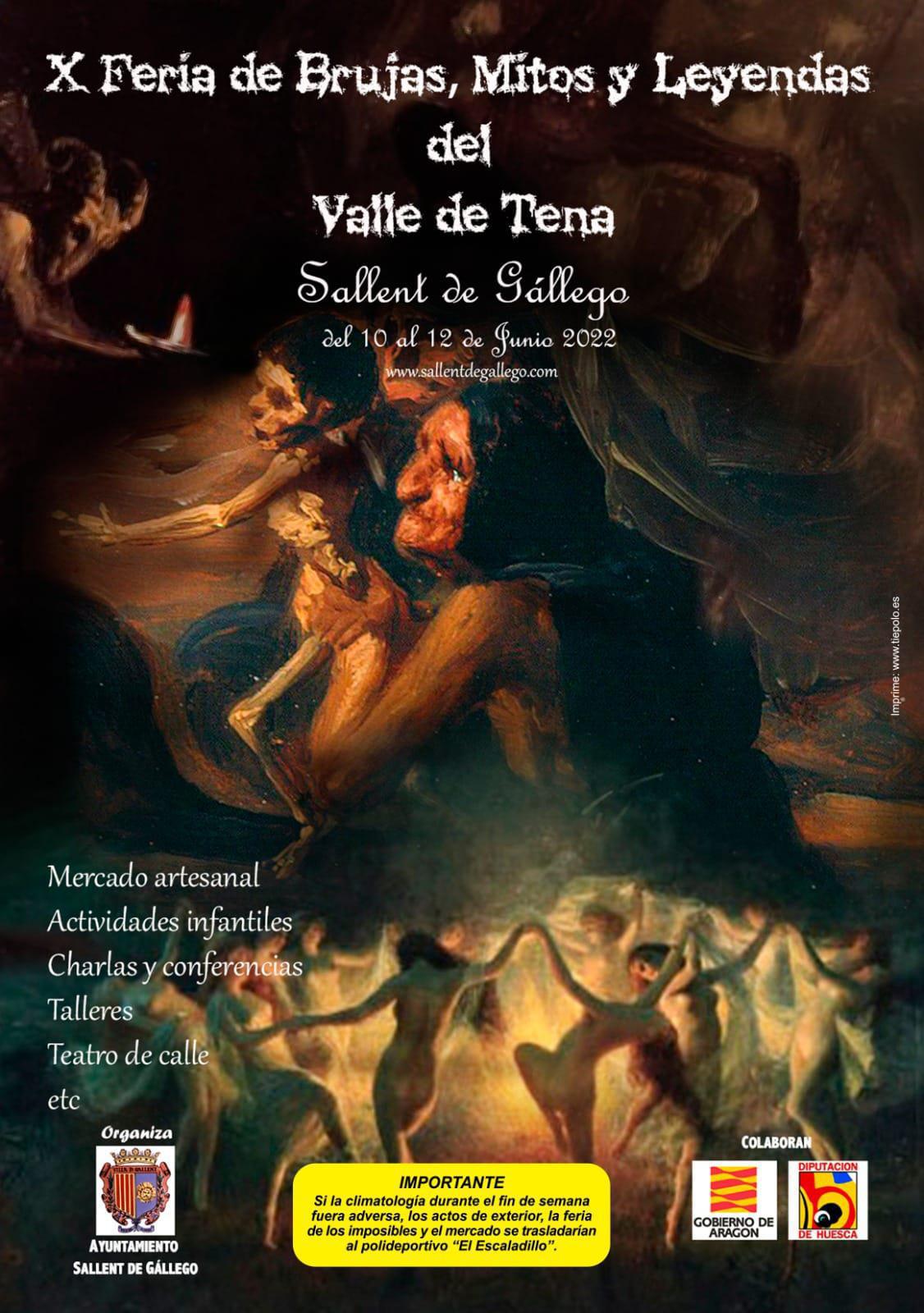 Feria de Brujas, Mitos y Leyendas en Sallent de Gállego (Huesca) Feria de Brujas, Mitos y Leyendas en Sallent de Gállego (Huesca)