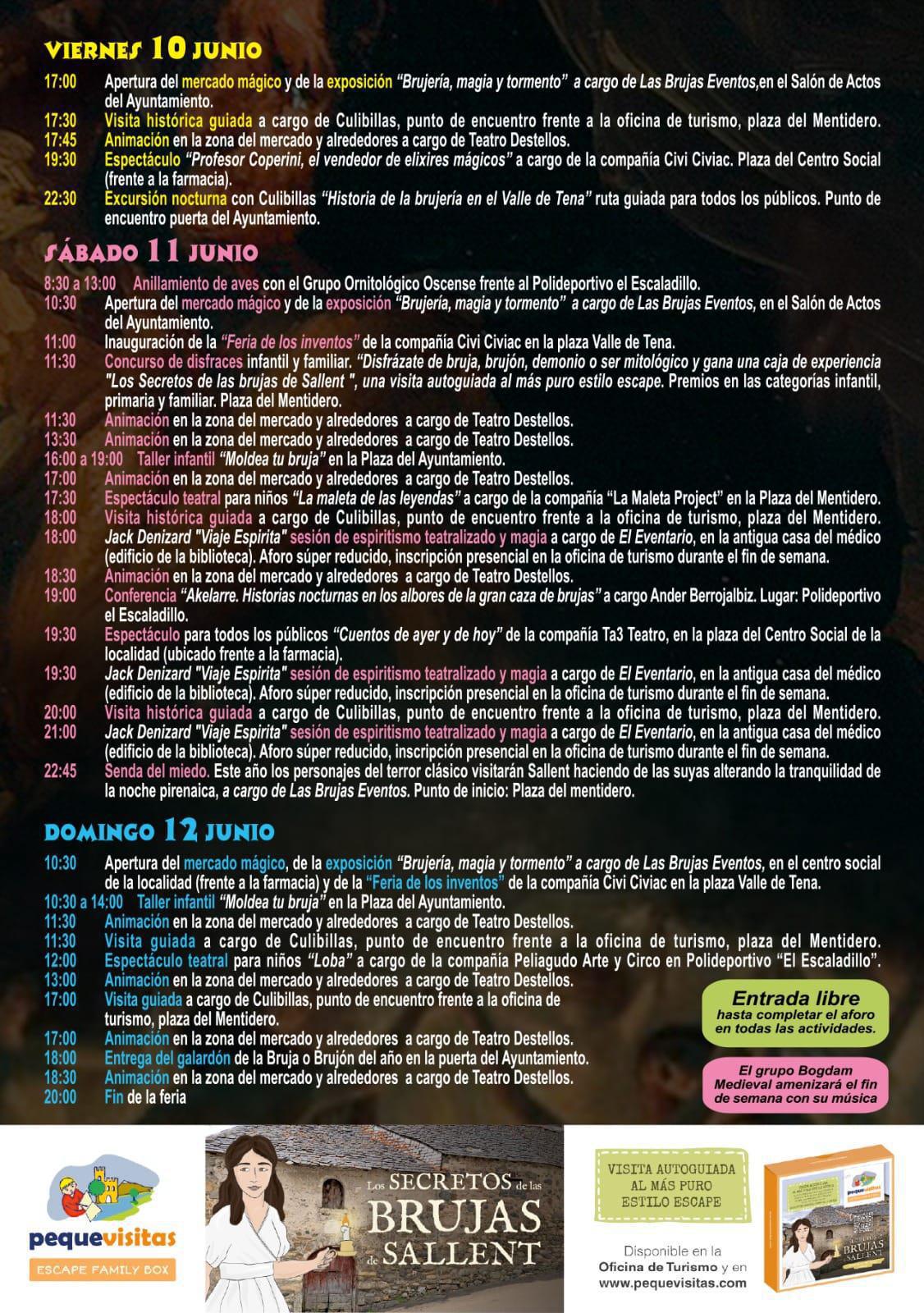 Feria de Brujas, Mitos y Leyendas en Sallent de Gállego (Huesca) Feria de Brujas, Mitos y Leyendas en Sallent de Gállego (Huesca)