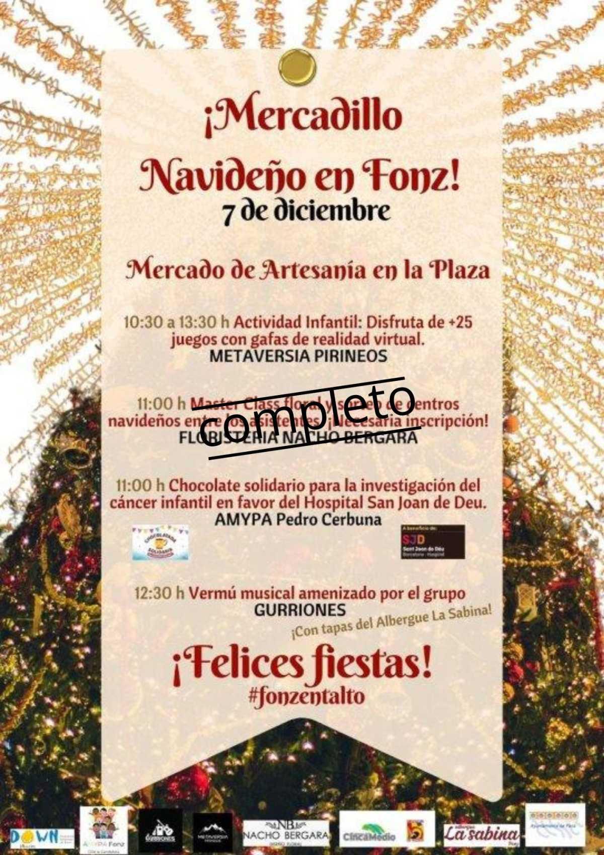 Mercadillo de Navidad en Fonz (Huesca)