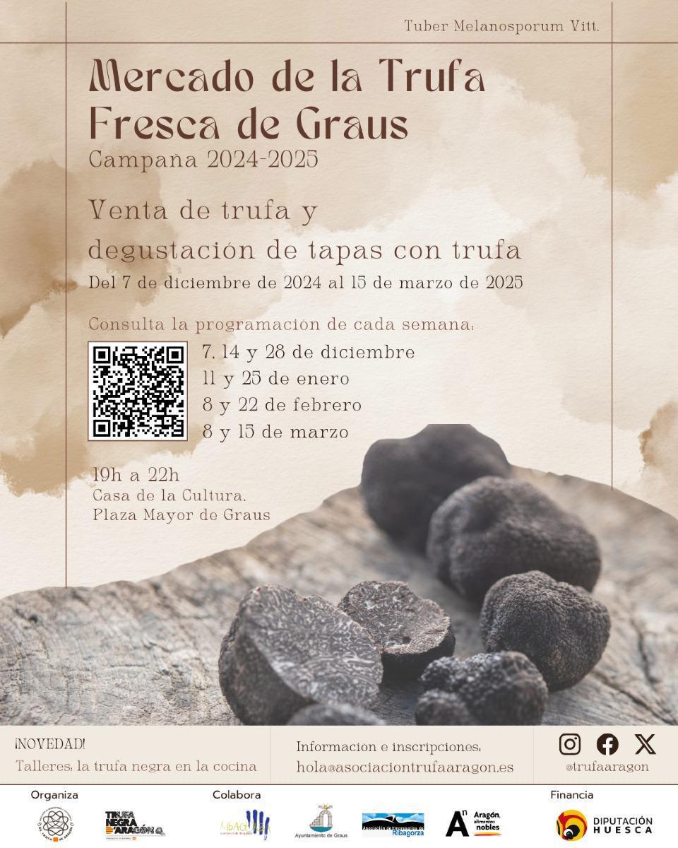 V Feria de la Trufa en Graus y Mercado de la Trufa Fresca en Graus (Huesca) V Feria de la Trufa en Graus y Mercado de la Trufa Fresca en Graus (Huesca)