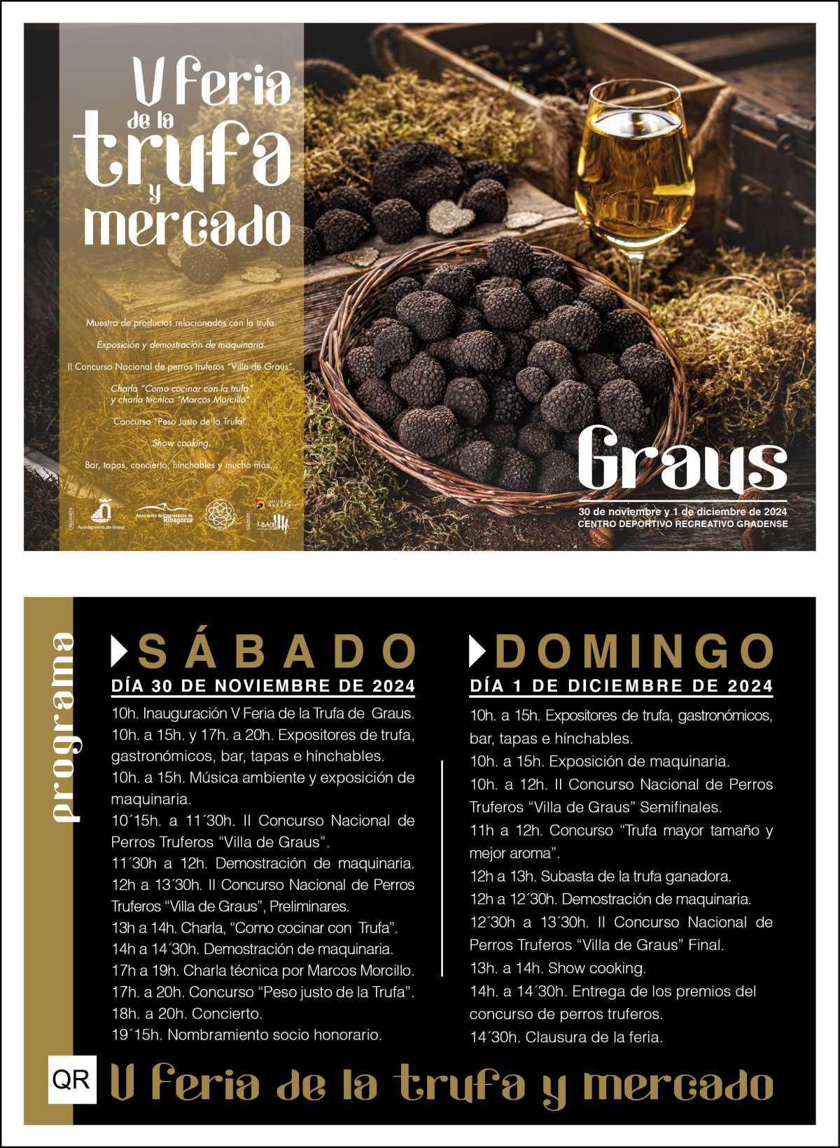 V Feria de la Trufa en Graus y Mercado de la Trufa Fresca en Graus (Huesca) V Feria de la Trufa en Graus y Mercado de la Trufa Fresca en Graus (Huesca)