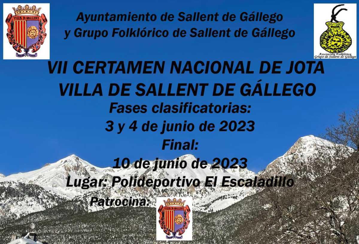 Certamen Nacional de Jota "Villa de Sallent de Gállego" (Huesca) Certamen Nacional de Jota "Villa de Sallent de Gállego" (Huesca)