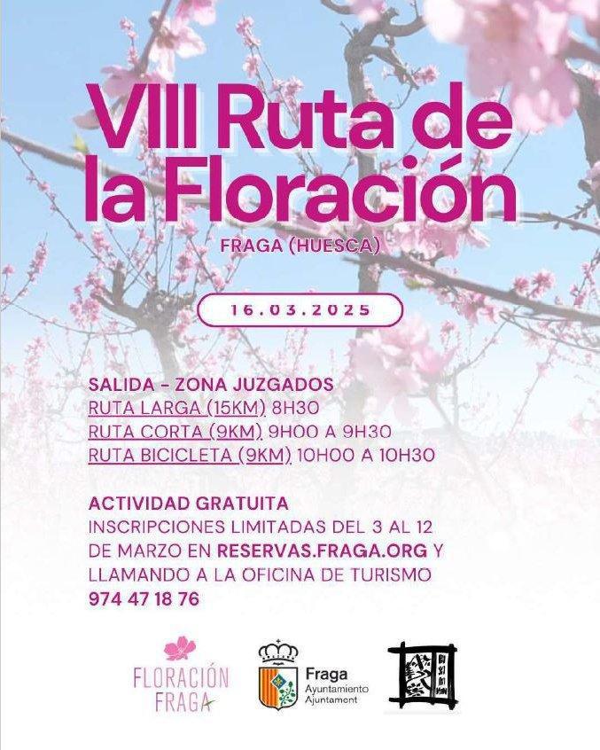 Ruta de la Floraci贸n de Fraga (Huesca) Ruta de la Floraci贸n de Fraga (Huesca)