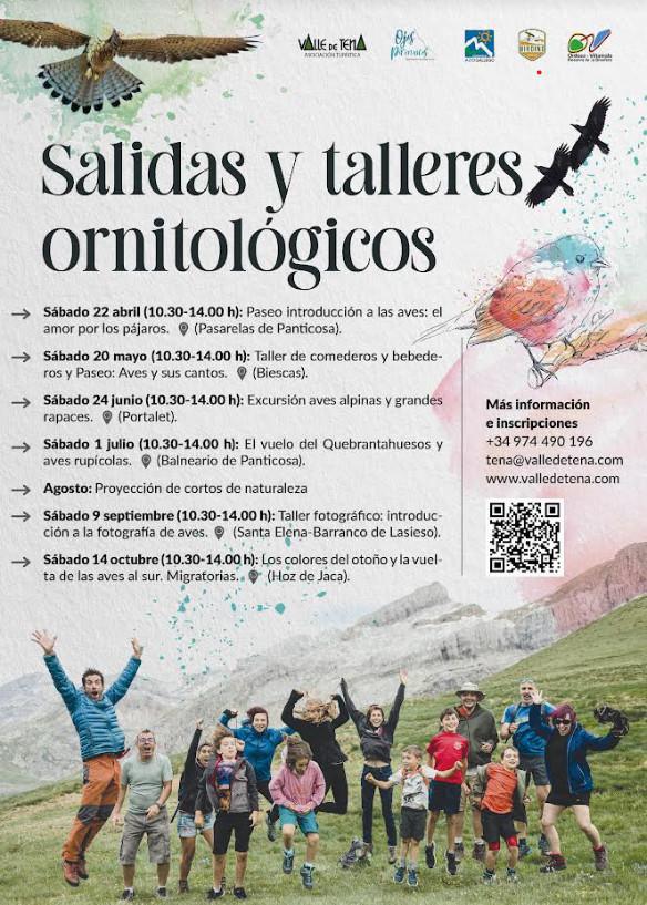 Salidas y talleres ornitológicos en el Valle de Tena (Huesca)