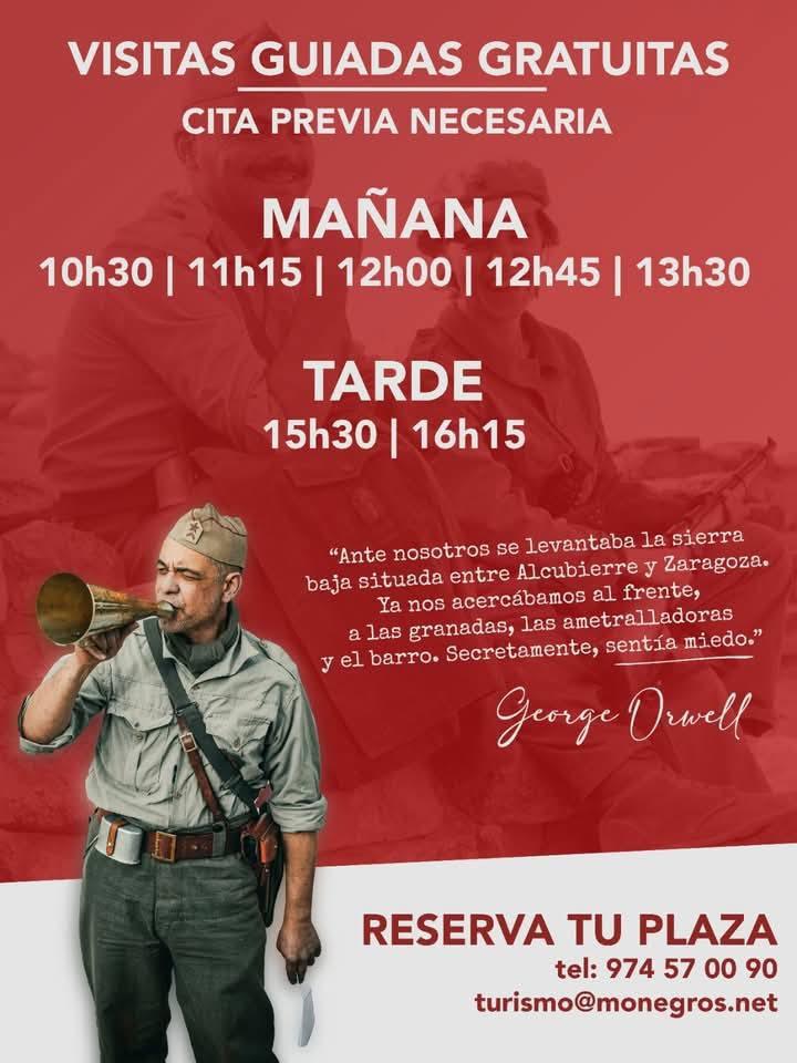 V Trinchera Viviente en La Ruta Orwell, en Alcubierre (Huesca) V Trinchera Viviente en La Ruta Orwell, en Alcubierre (Huesca)