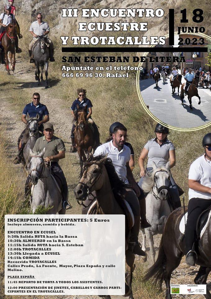 III Encuentro Ecuestre y Trotacalles en San Esteban de Litera (Huesca) III Encuentro Ecuestre y Trotacalles en San Esteban de Litera (Huesca)