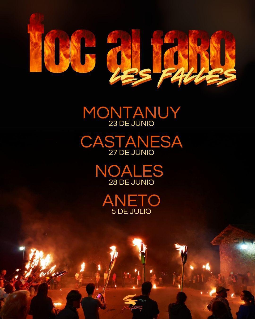 Las Fallas en los pueblos de Ribagorza (Huesca) 2025