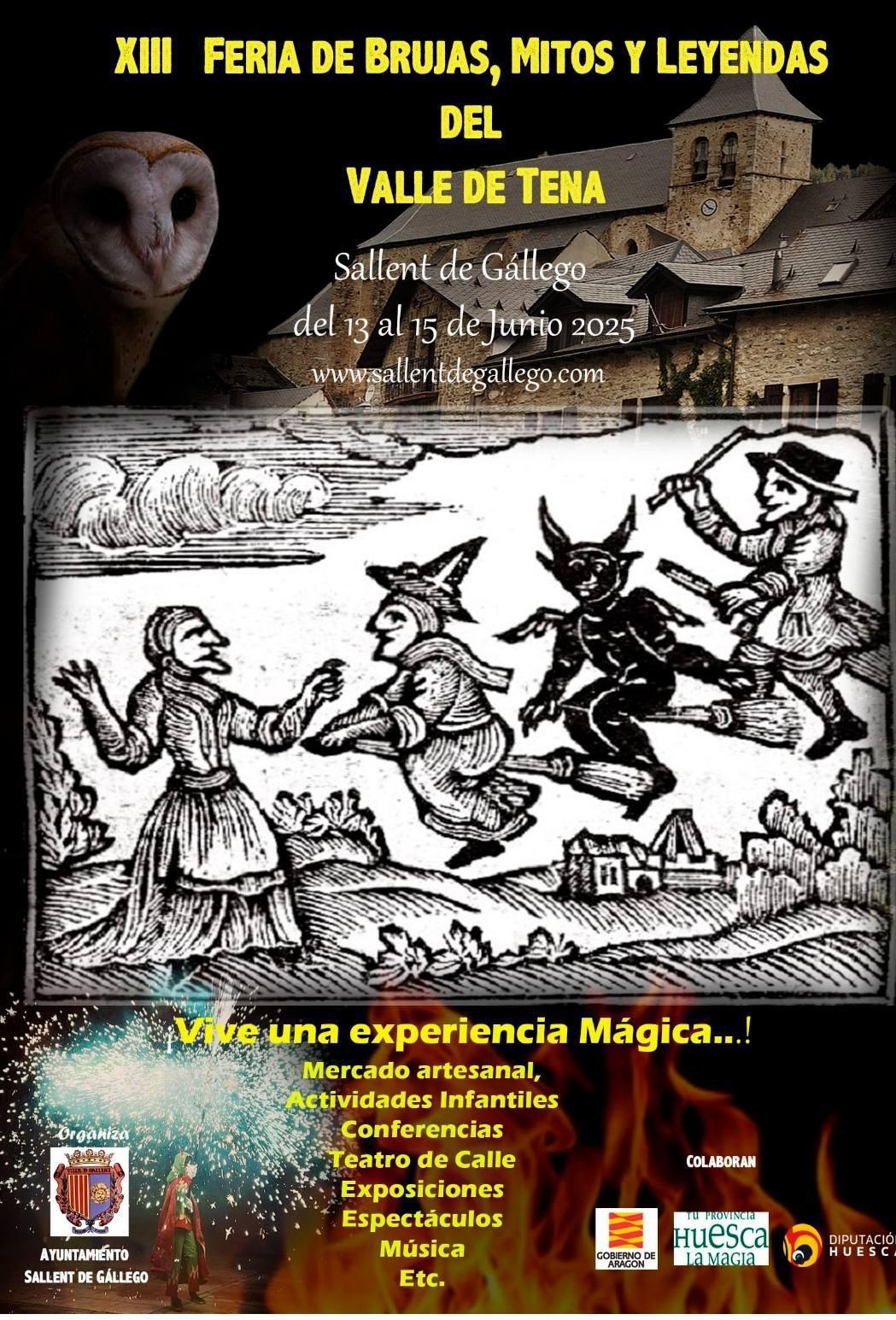 XIII Feria de Brujas, Mitos y Leyendas del Valle de Tena, en Sallent de Gállego (Huesca) XIII Feria de Brujas, Mitos y Leyendas del Valle de Tena, en Sallent de Gállego (Huesca)