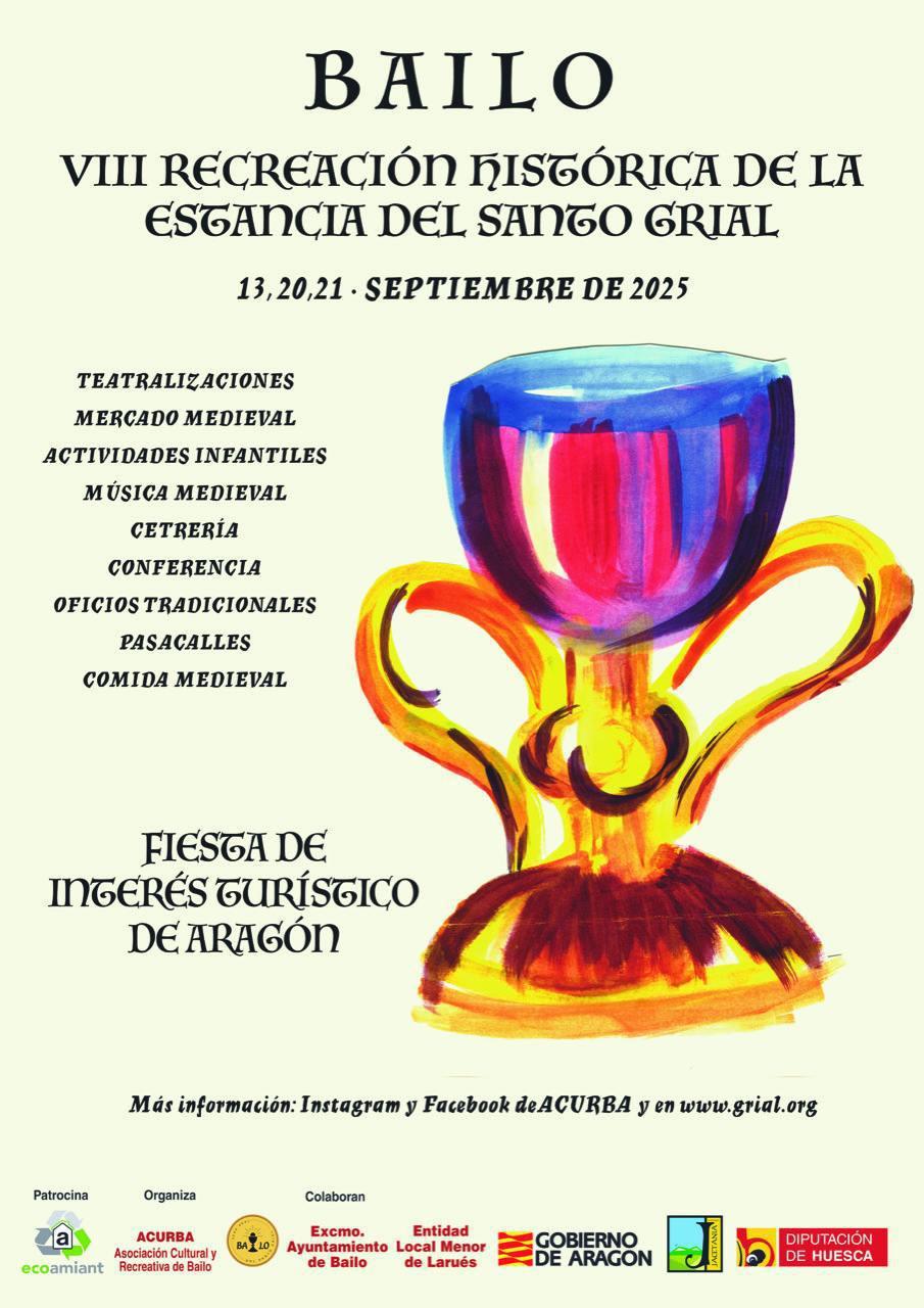 Recreación histórica de la estancia del Santo Grial en Bailo (Huesca)