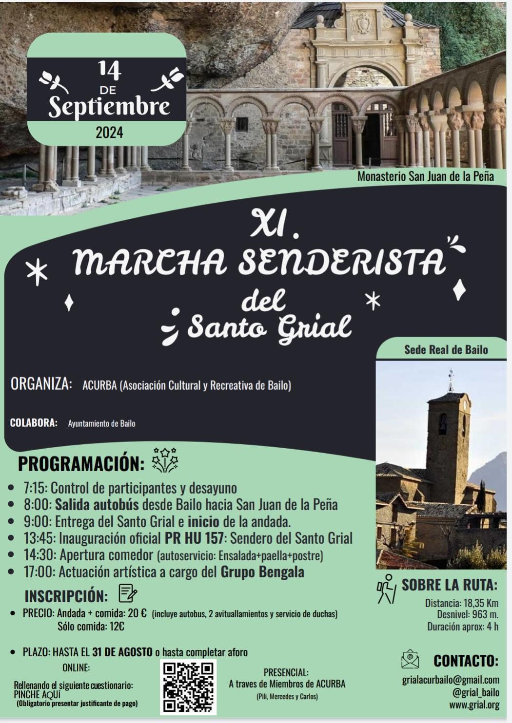 Marcha Senderista del Grial en Bailo (Huesca) Marcha Senderista del Grial en Bailo (Huesca)
