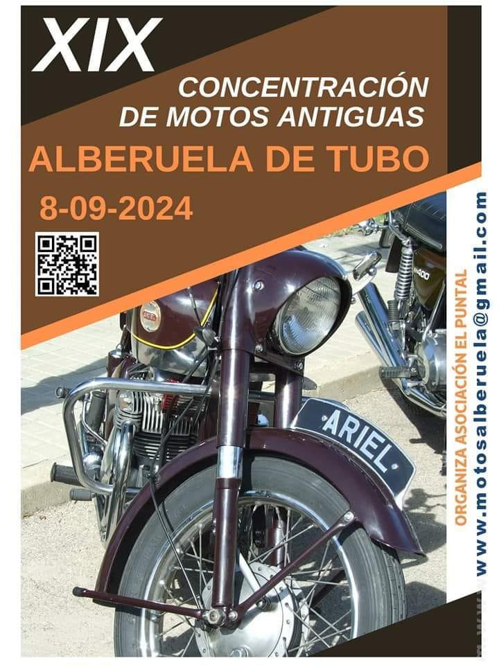 Concentración de motos antiguas en Alberuela de Tubo (Huesca) Concentración de motos antiguas en Alberuela de Tubo (Huesca)