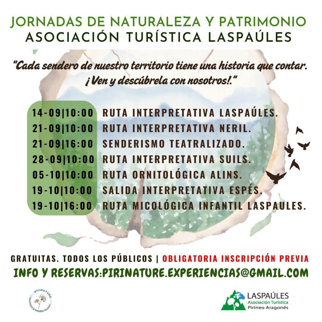 Jornadas de Naturaleza y Patrimonio en Laspaúles (Huesca) Jornadas de Naturaleza y Patrimonio en Laspaúles (Huesca)