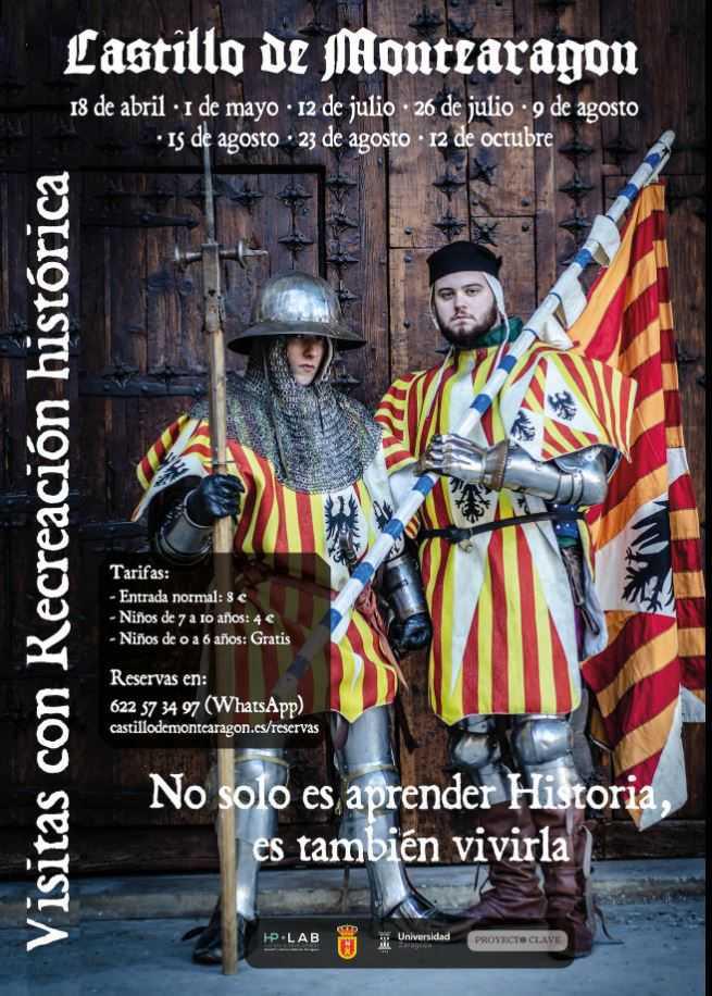 Castillo de Montearagón - Recreaciones Históricas - programa 2025 