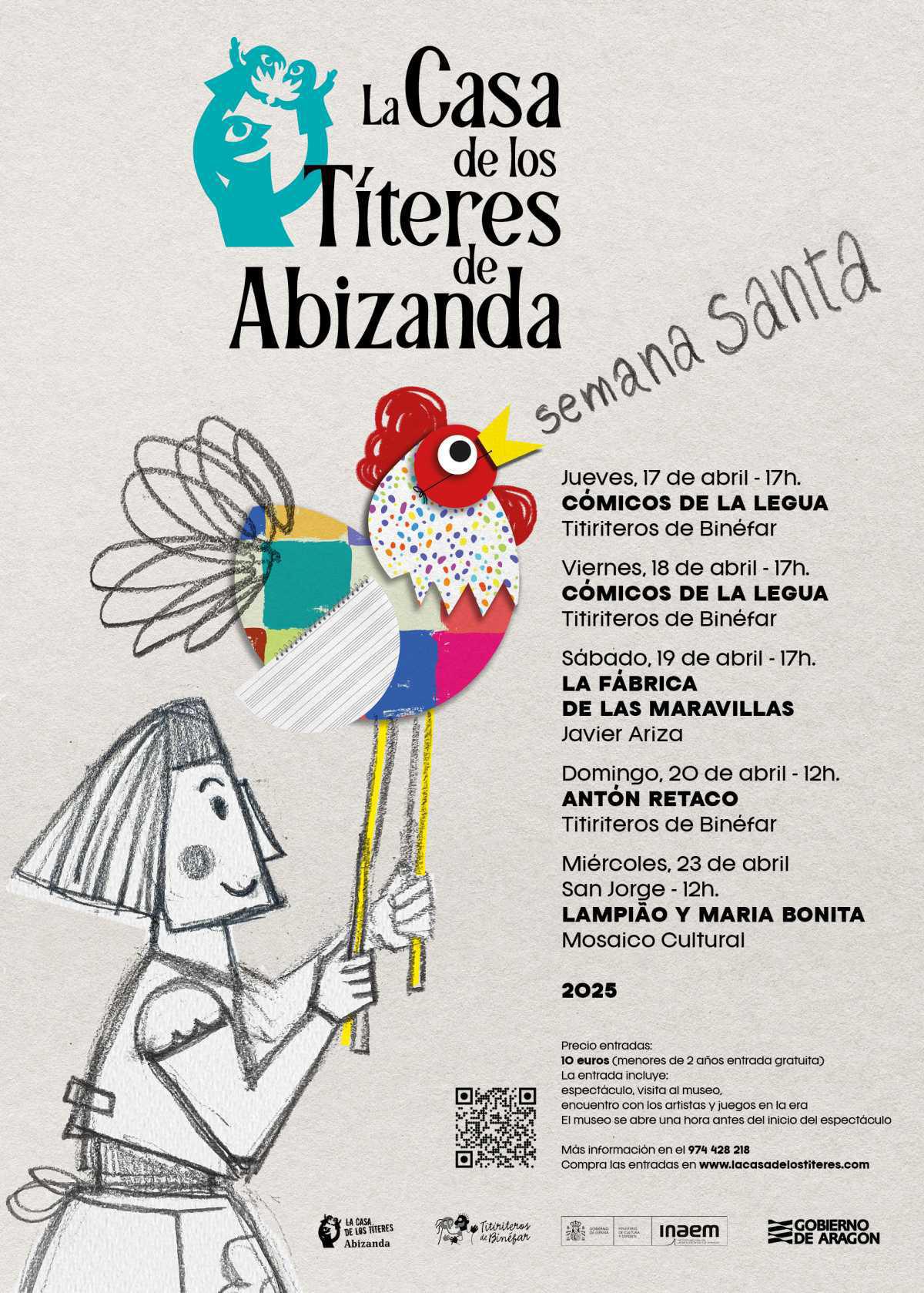 La Casa de los Títeres de Abizanda - Programación Semana Santa La Casa de los Títeres de Abizanda - Programación Semana Santa